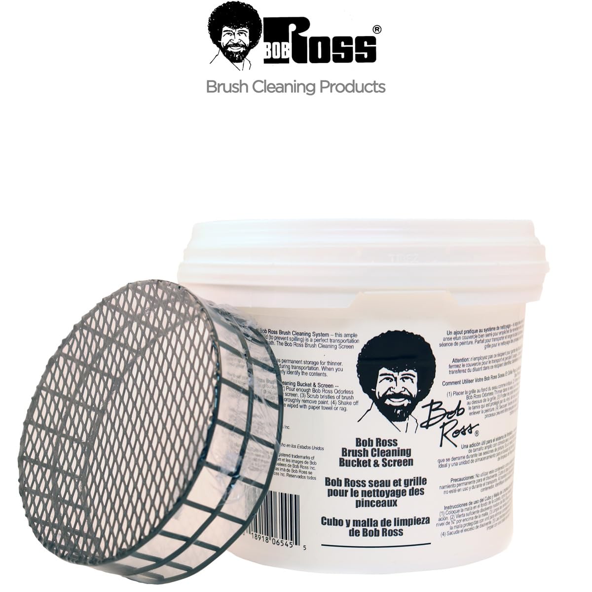 Bob Ross Oil Painting Set with Easel & Brushes - Art Supplies for Beginners