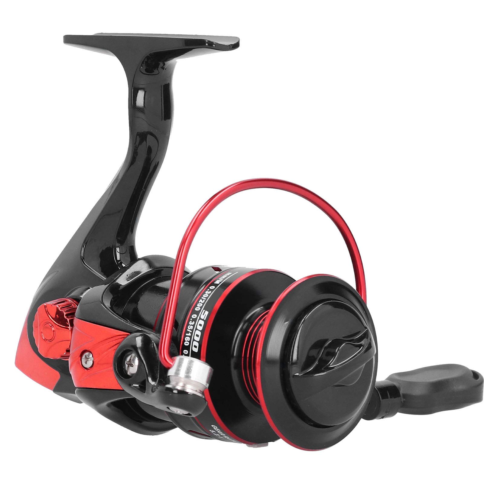 **DM5000 High-Speed Saltwater Fishing Reel - Durable Metal Smooth Drag Ice & Rock Fishing Pole for Lure & Sea Fishing - Perfect for Deep Sea, Shoreline & Ice Fishing Adventures**
