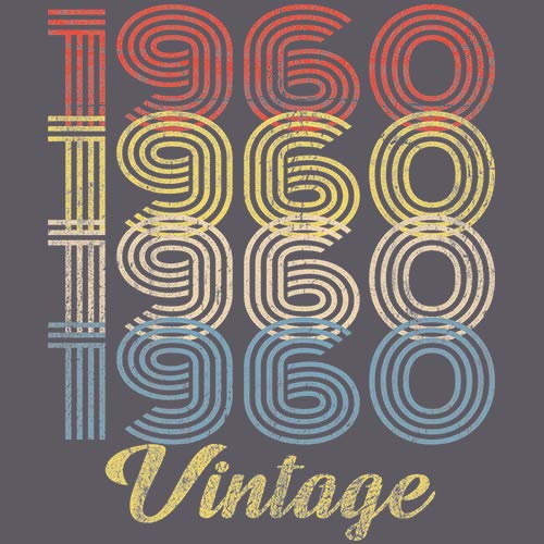 Vintage 1960 Retro 65th Birthday Gift T-Shirt for Men - Funny 65 Year Old Present - Perfect for Milestone Celebrations & Birthday Parties