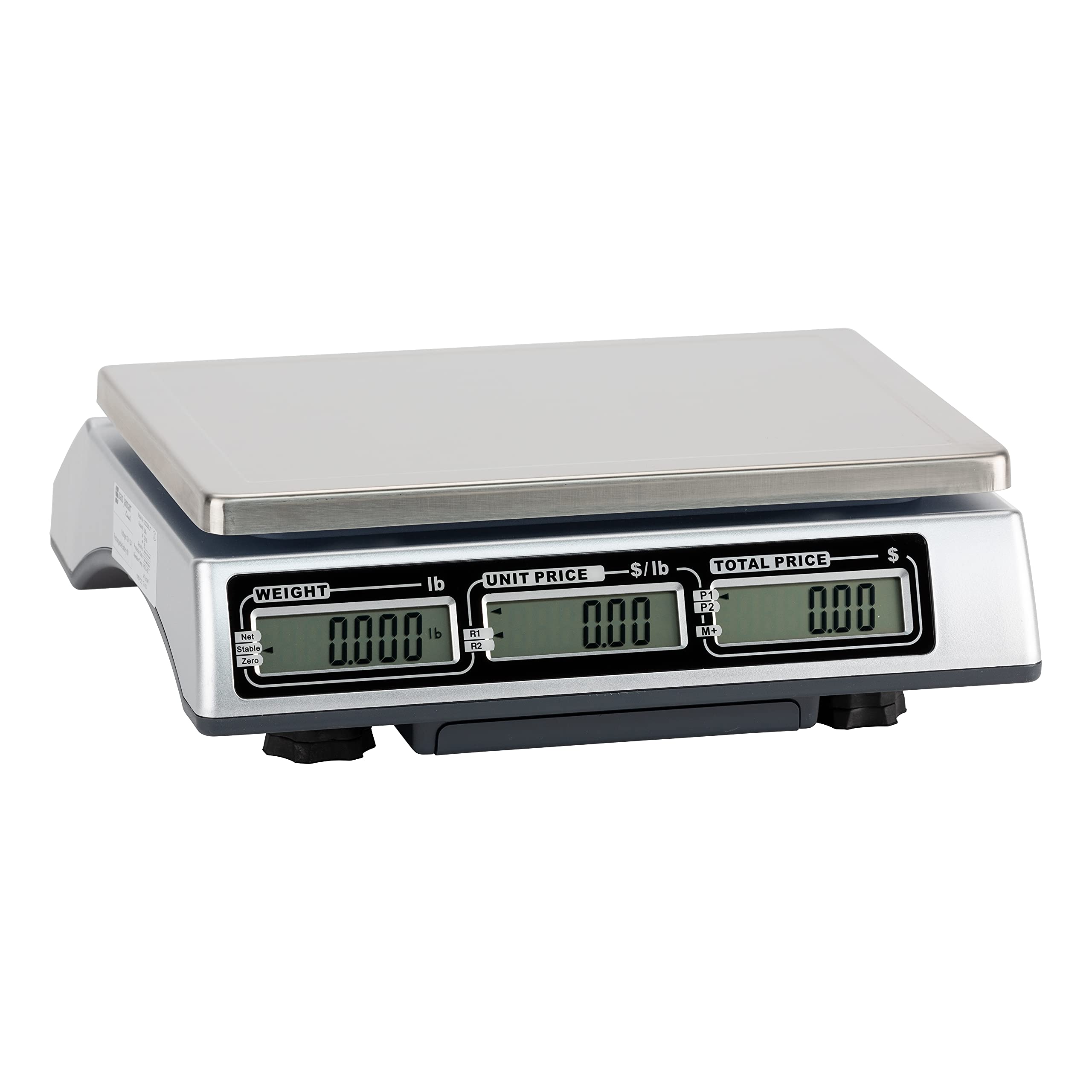 Escali Legal Digital Trade Scale - 10lb Capacity, Medium Size, Silver - Perfect for Shipping, Baking, and Small Business Use