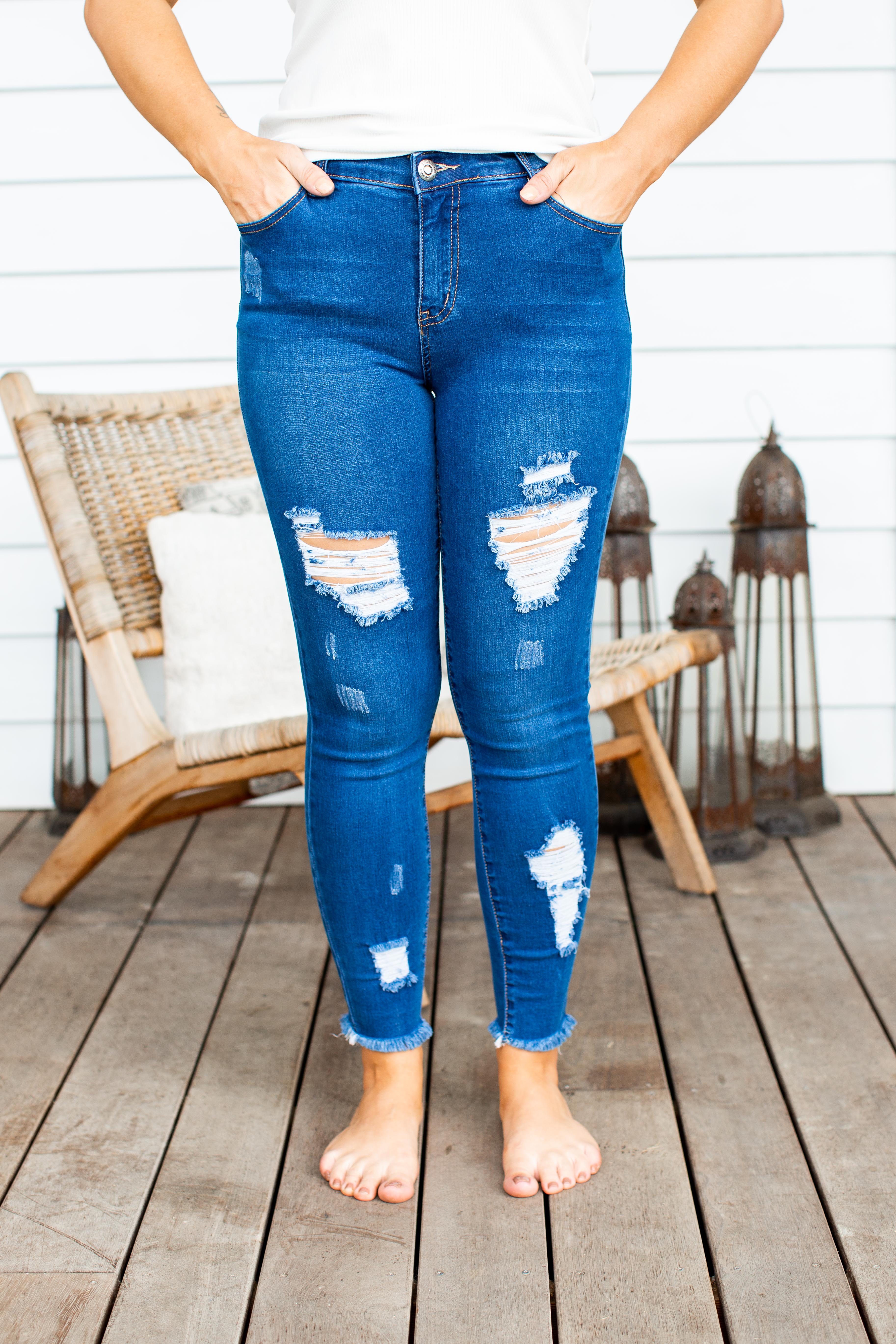 Bailey Jeans for Women - High Waist Stretch Denim Pants - Comfortable & Stylish for Casual Wear, Office, and Date Nights