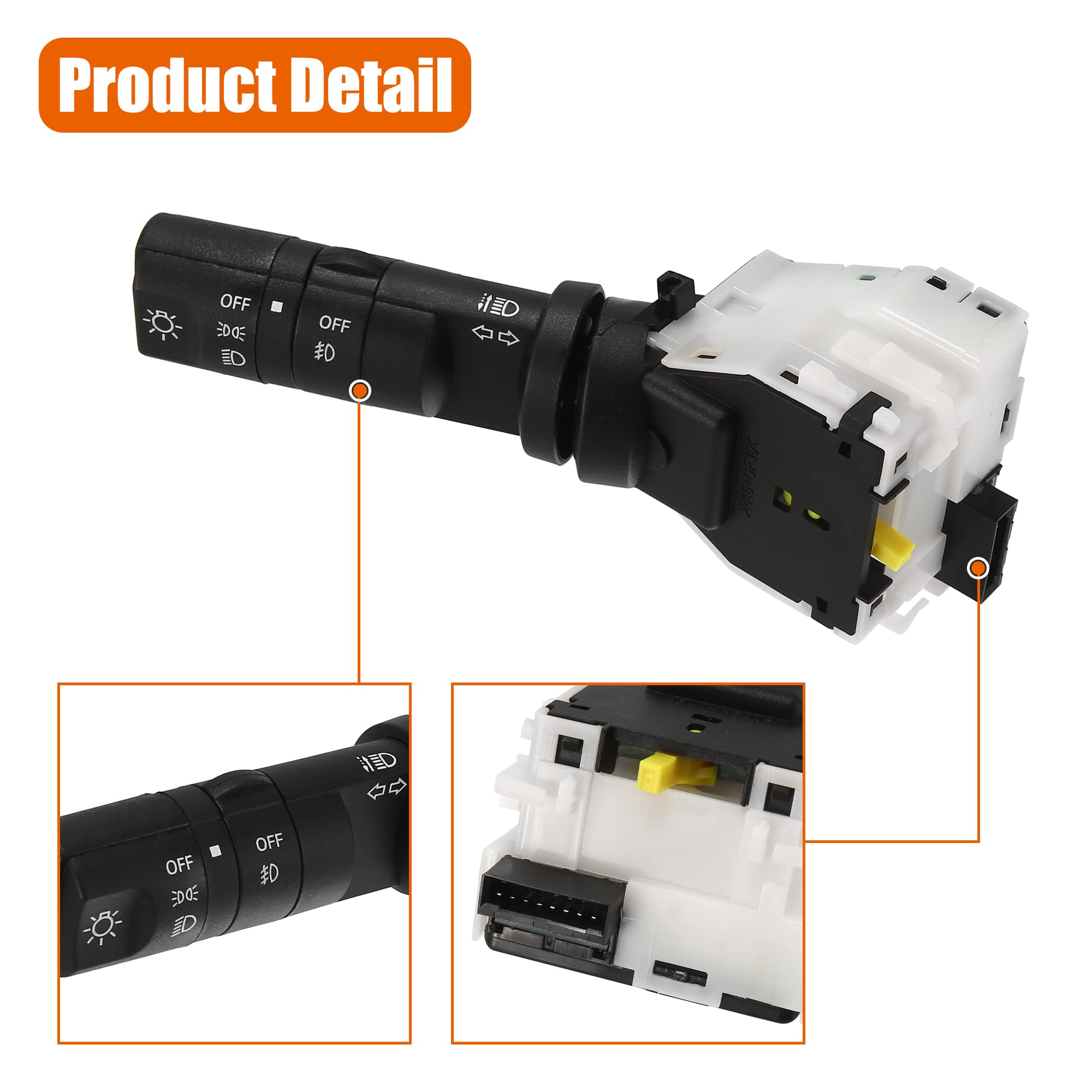 X AUTOHAUX Turn Signal Switch Fog Light Multifunction Indicator Combination Switch 25540-ET11E 999F1-KV000 Compatible with Nissan Frontier Pathfinder Sentra Xterra - Perfect for Night Driving & Off-Road Adventures