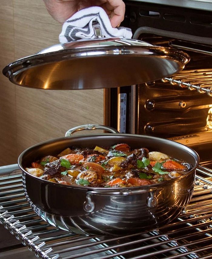 Nanobond 5 Quart Dutch Oven - Premium Enameled Cast Iron Pot for Baking, Braising & Slow Cooking | Perfect for Soups, Stews & Bread Making