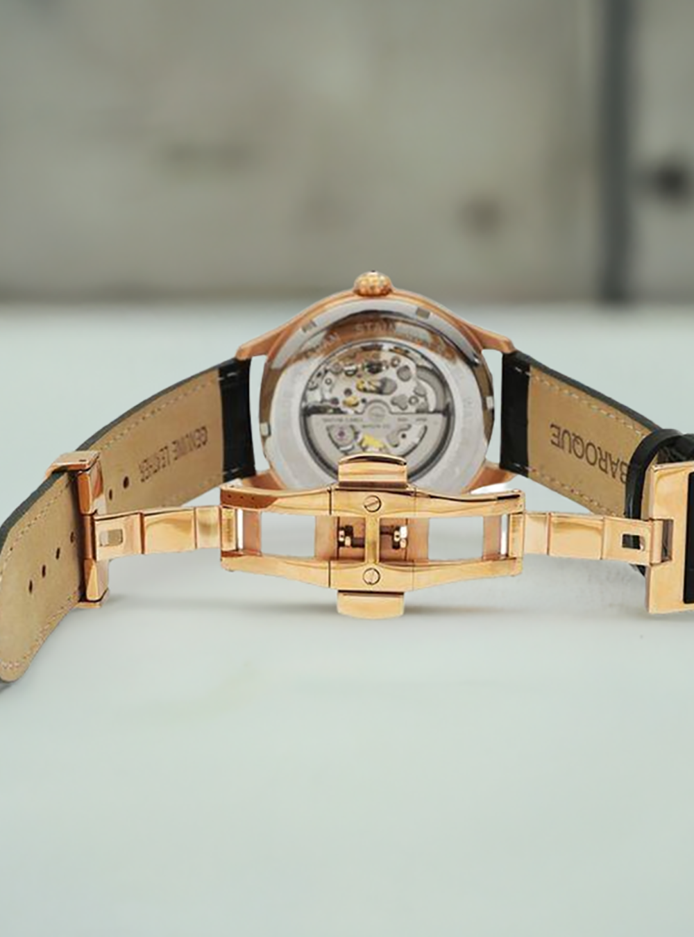 BAROQUE WATCH BA2006RG 19GR - Japanese Made Luxury Watch for Women, Elegant Gold-Tone Dress Watch for Formal Occasions & Special Events