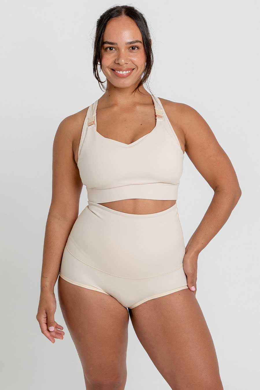 Postpartum Underwear for Women - Soft & Breathable High Waist Panties - Beige - Perfect for Post-Delivery Recovery & Comfort