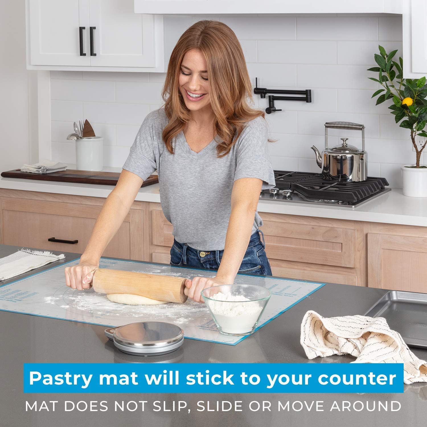 XXL Non-Slip Silicone Baking Mat - 23.5
