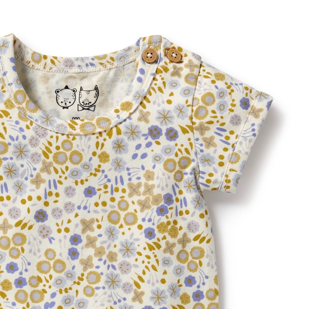 Organic Cotton Baby Bodysuit - Little Meadow Soft & Breathable Onesie for Newborns & Infants - Perfect for Playtime, Daycare & Comfortable Everyday Wear