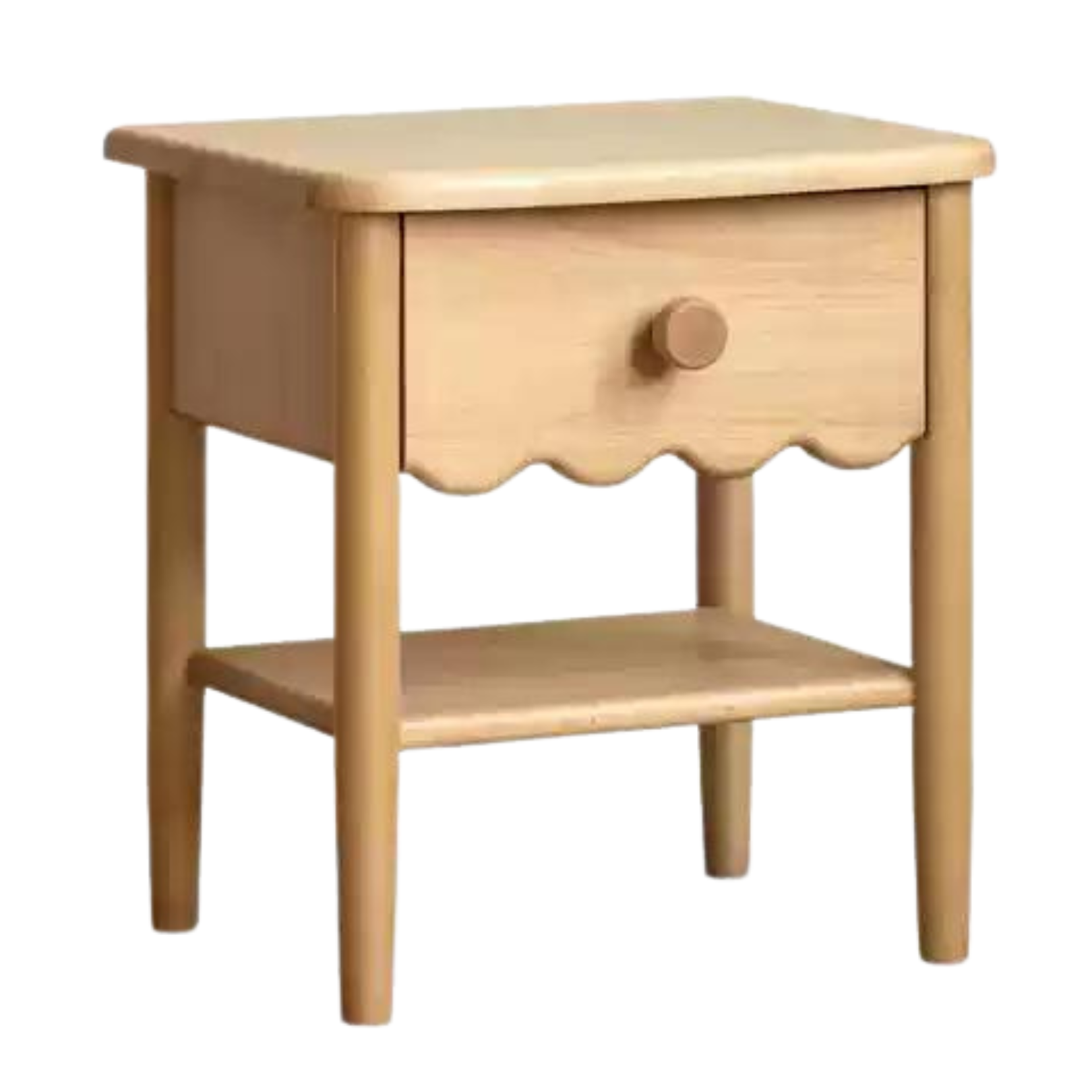 15.8x13.8x17.7 inch / 40x35x45сm / Natural wood color / Red Oak Nightstand