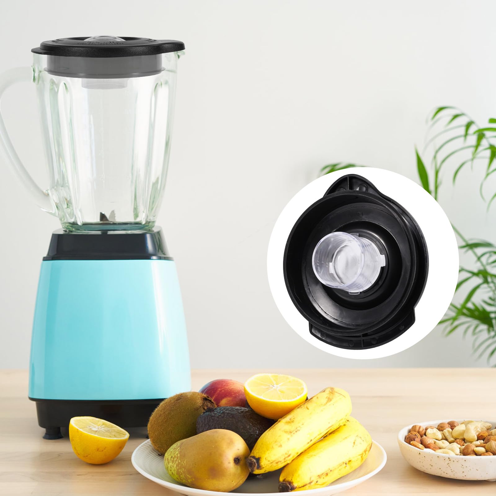 Oster 6-Cup Pro 1200 Blender Jar Lid Cover Replacement - Compatible with Osterizer Classic Series Blenders - Durable Plastic Mixer Jar Cap Top Accessory - Perfect for Smoothies, Shakes & Food Prep