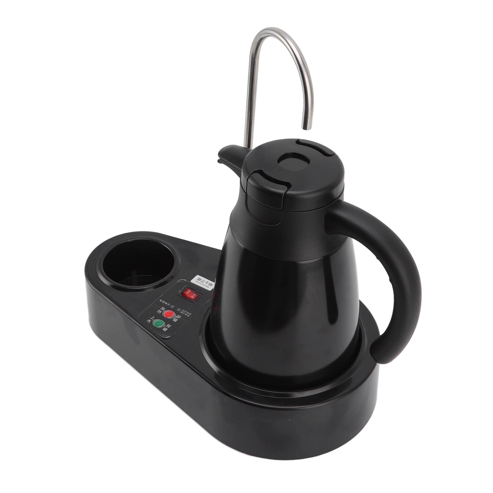 24V FUWE Electric Car Kettle with Intelligent Temperature Control - Portable Travel Heating Cup for Coffee, Tea & Soup - Perfect for Road Trips, Camping & Office Use
