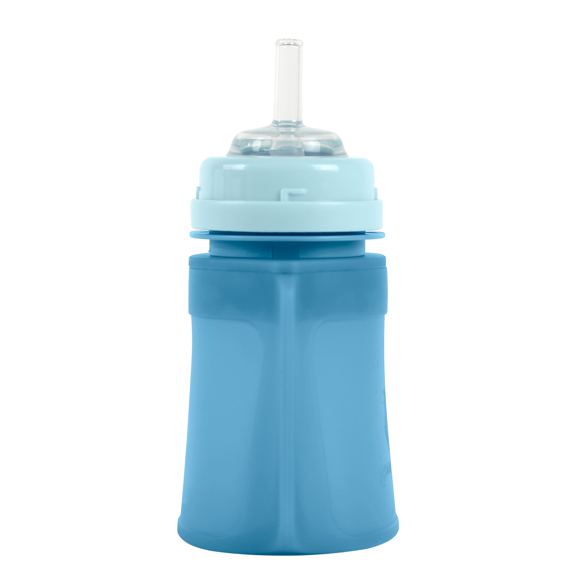 Organic Silicone Baby Food Pouch - 5 oz Reusable Squeeze Pouch for Homemade Purees | Perfect for On-the-Go Feeding, Toddler Snacks & Breastmilk Storage