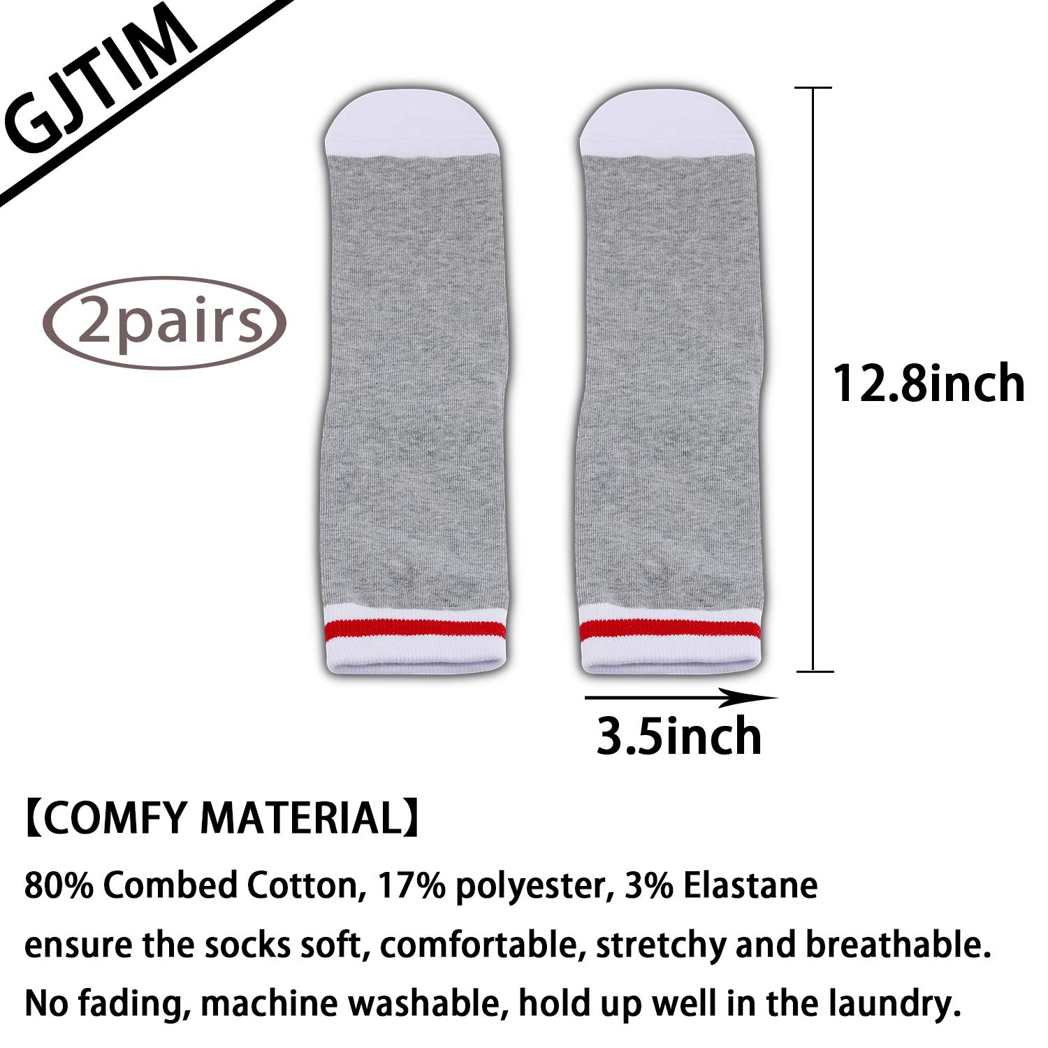 GJTIM 2 Pairs TV Show Inspired Novelty Socks - Perfect Gift for TV Lovers - Great for Cosplay, Themed Parties & Fan Merchandise