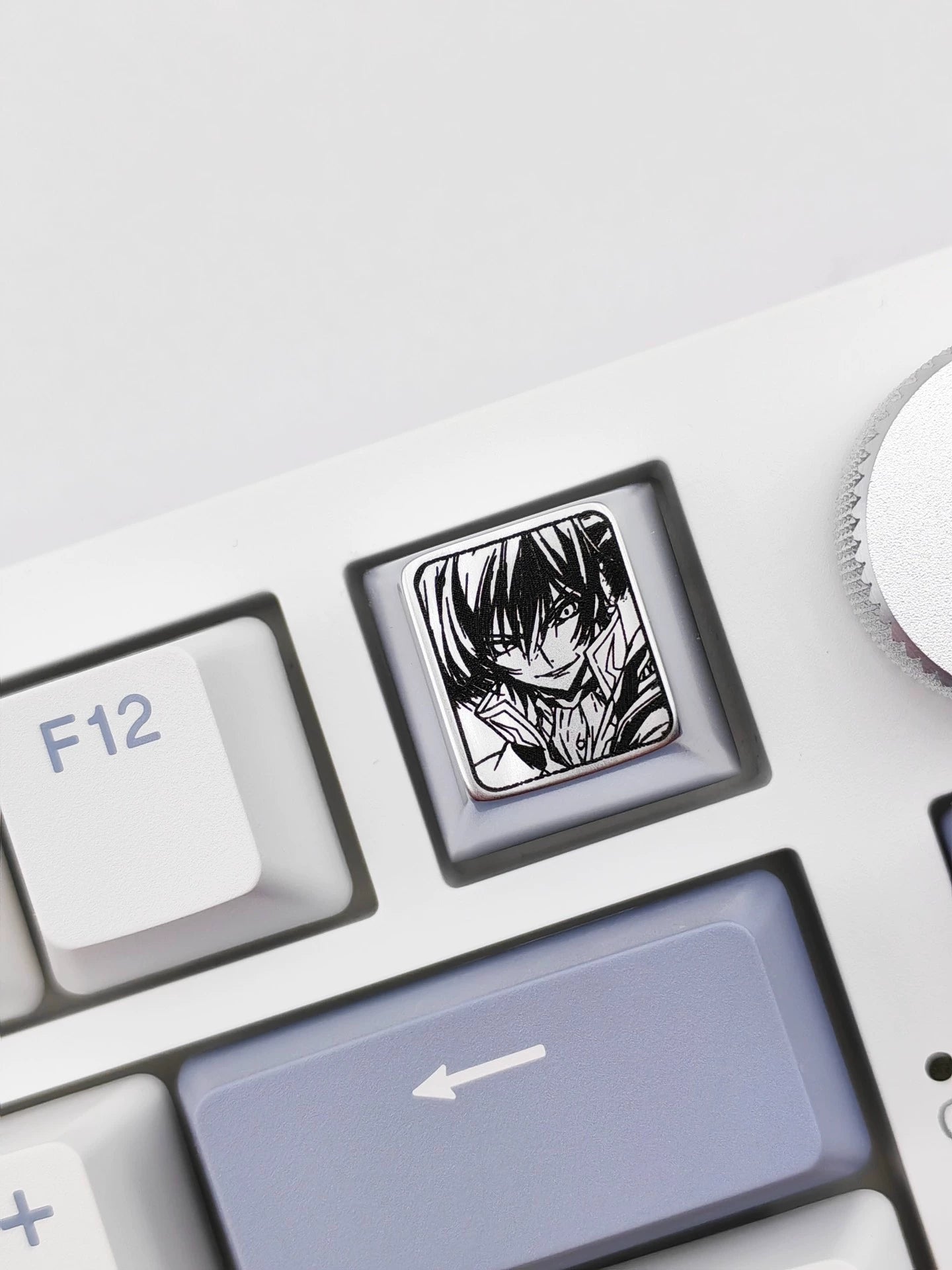 CODE GEASS Lelouch of the Rebellion C.C. Anime Keycaps - Zinc Alloy Custom Mechanical Keyboard Keycaps for Gaming & Typing Enthusiasts