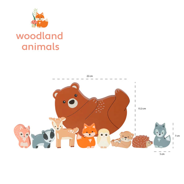 Woodland Animal Balancing Game - Fun & Educational Toy for Kids - Perfect for Family Game Nights & Preschool Learning Activities