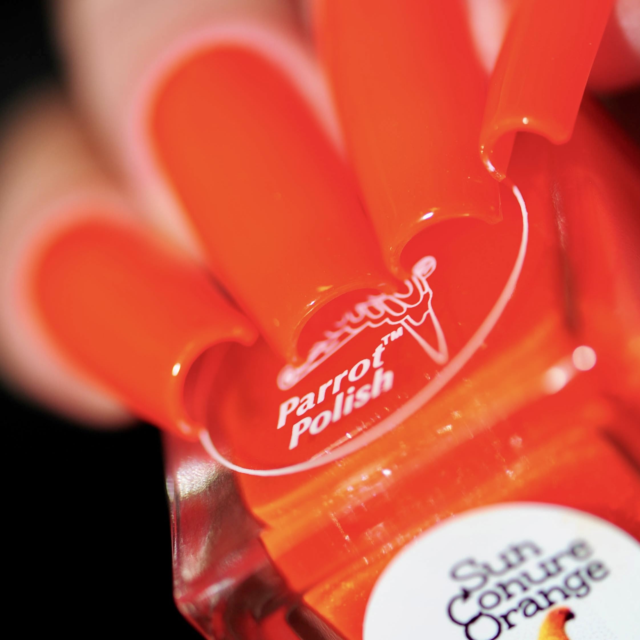 Sun Conure Orange Red Neon Nail Polish - Long Lasting & Vibrant Colors for Manicures, Pedicures & Nail Art | Perfect for Parties, Salons & DIY Nail Designs
