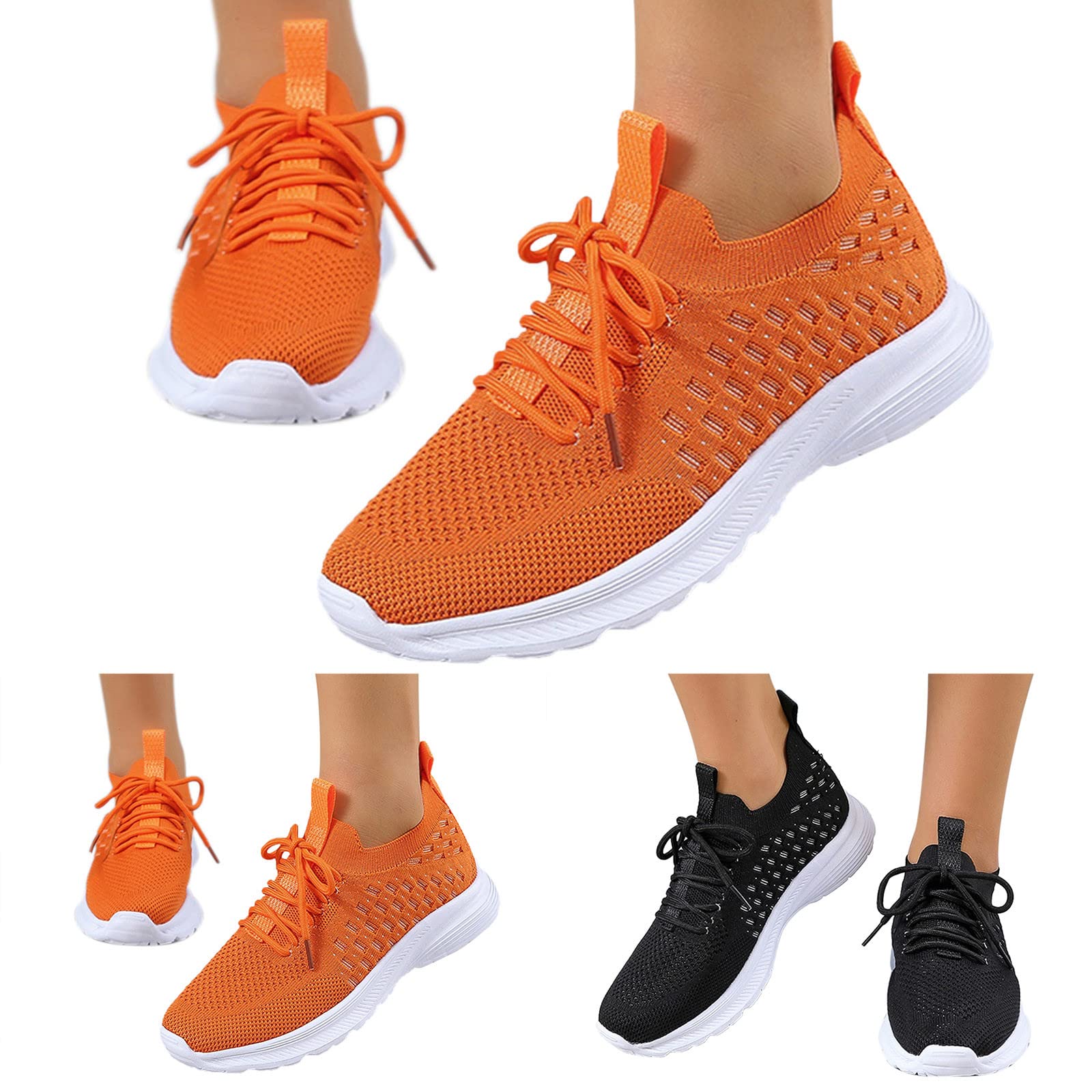 Women's Slip-On Sneakers - Comfortable Casual Walking Shoes for Women | White Tennis Shoes for Everyday Wear, Gym, Travel & Workout