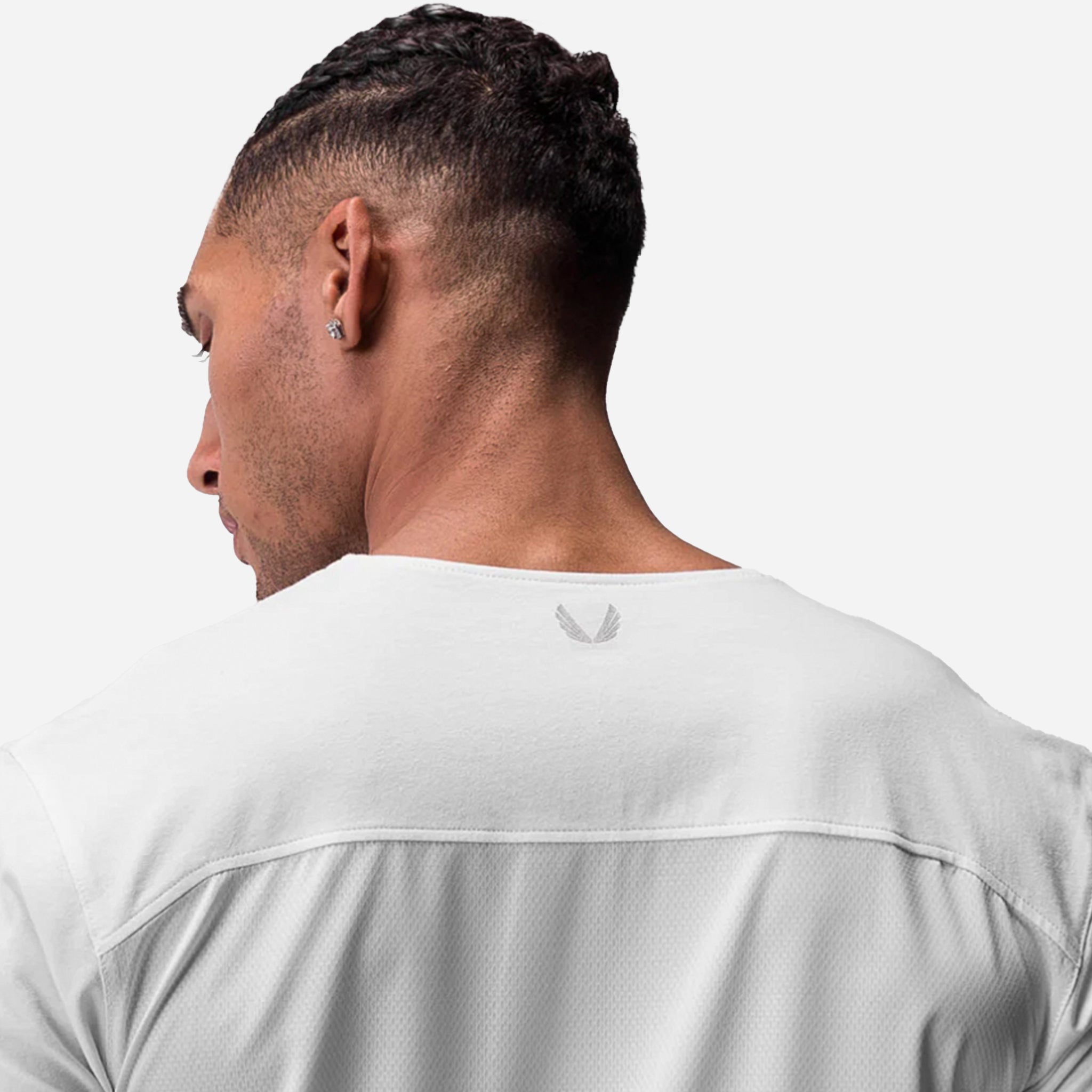 VESSEL x ASRV CottonPlus Standard Mesh Back Tee - Breathable Performance Shirt for Running, Gym & Outdoor Activities