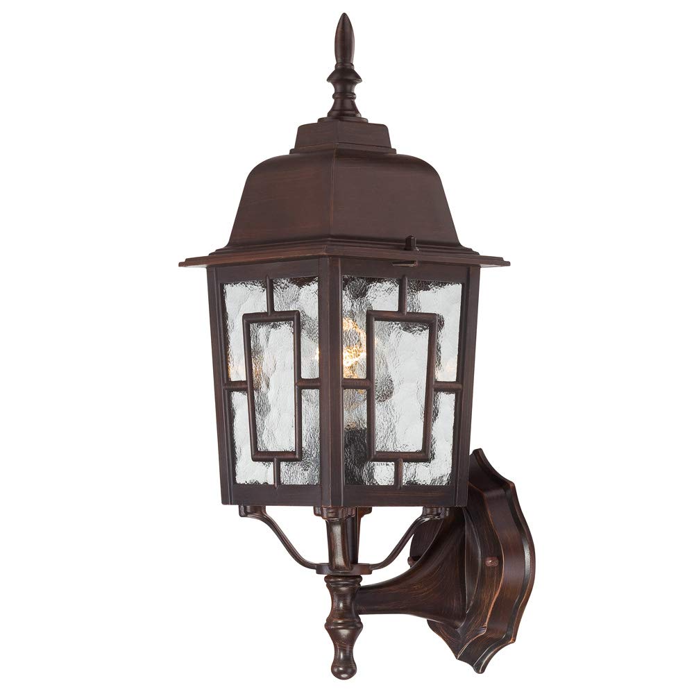 Nuvo 60/3488 Outdoor Wall Light Fixture - Bronze/Dark Finish - Weatherproof Exterior Sconce for Porch, Patio & Garage Lighting