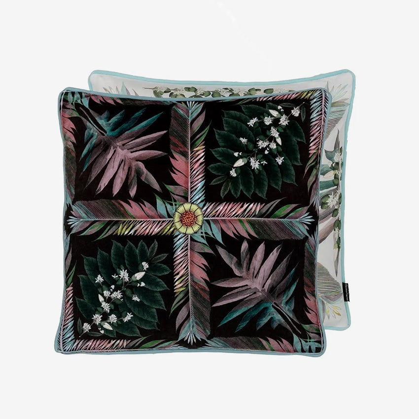 Christian Lacroix Feather Park Jais Decorative Cushion - Luxury Bohemian Style Throw Pillow for Sofa, Bed & Home Decor - Perfect for Living Room, Bedroom & Nursery Accents