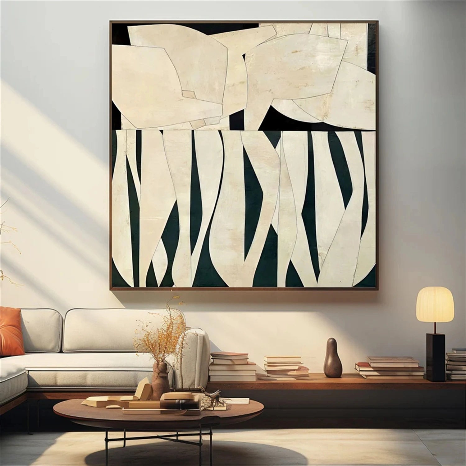 Abstract Tranquility Art Painting #WS215 - Modern Canvas Wall Art for Living Room, Bedroom & Office Decor