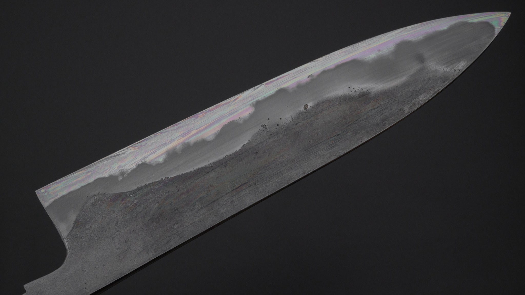 Jiro Tsuchime Wa Gyuto 210mm Japanese Chef Knife - High Carbon Steel No Handle (#004) - Perfect for Sushi, Meat Cutting & Professional Kitchen Use