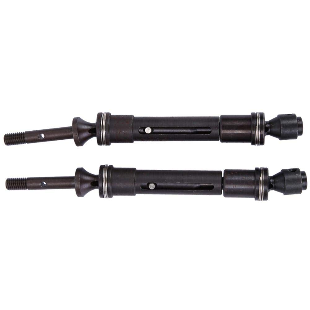 Metal RC Car Drive Shaft - Front & Rear Replacement Parts Compatible with Slash & Huan 727 Truck Models | Durable Alloy Shaft Accessories for Off-Road Racing & Crawling