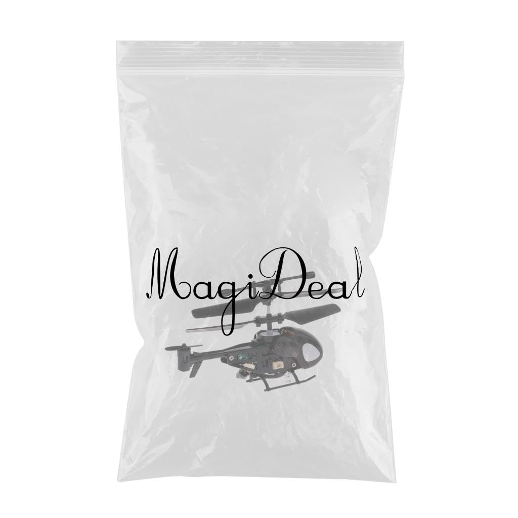 MERISHOPP® 2.5 Channel Mini PVC RC Helicopter Toy - Black Micro Remote Control Helicopter for Kids & Adults | Indoor Flying Drone with LED Lights | Perfect Birthday Gift & Party Favor for Boys Girls | Fun STEM Learning Toy for Home, Office, Classroom Play