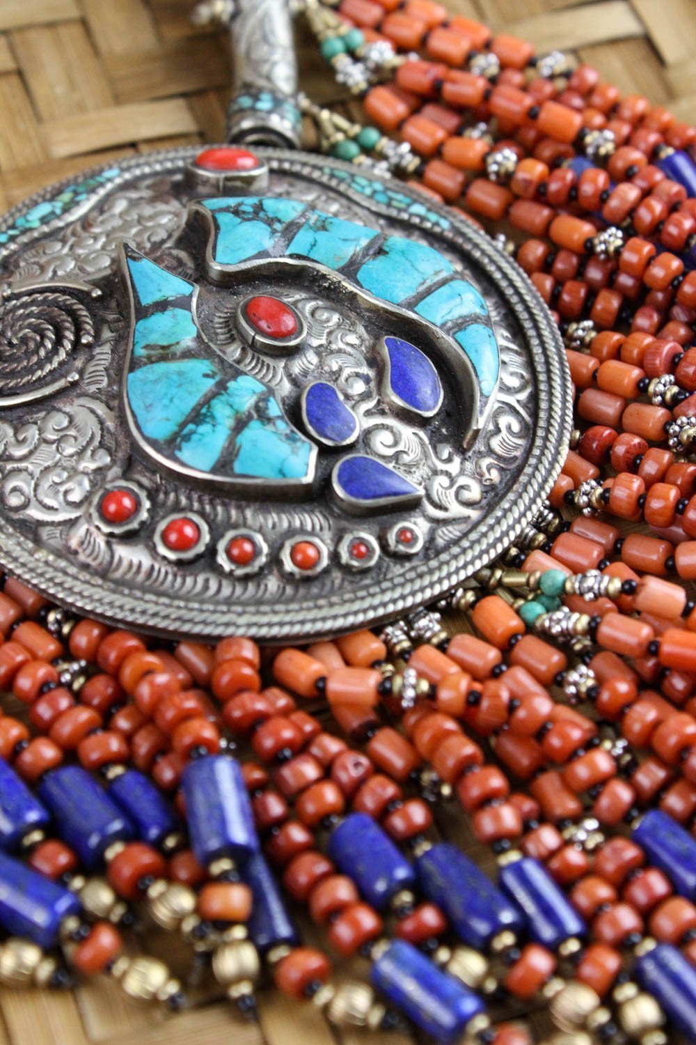 Unique Ancient Turquoise Necklace – Handcrafted Jewelry for Women, Boho Chic & Vintage Style | Perfect for Weddings, Parties & Everyday Wear