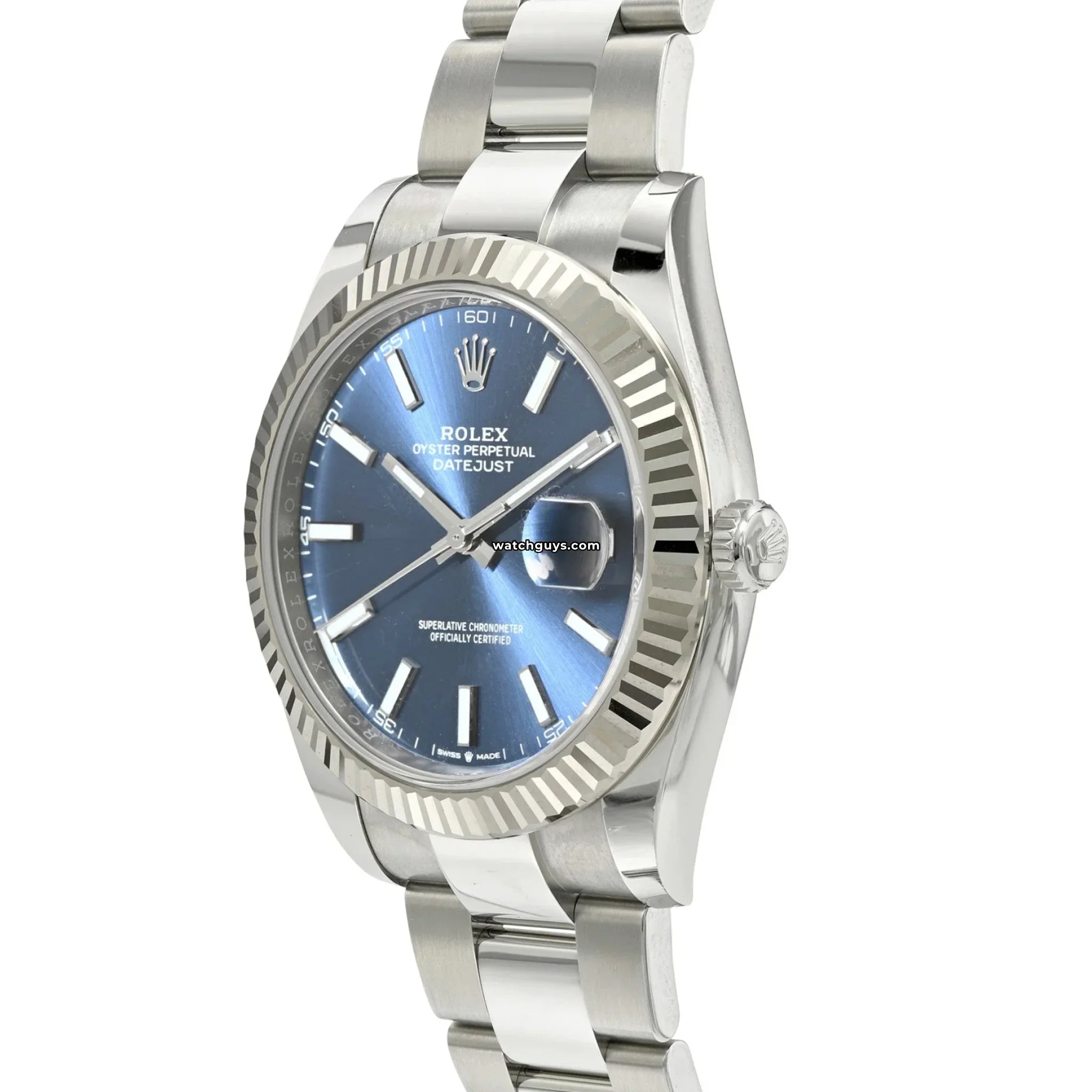 Rolex Datejust 126334 Blue Oyster Perpetual 41mm Stainless Steel Watch - Luxury Timepiece for Men, Perfect for Business & Formal Occasions
