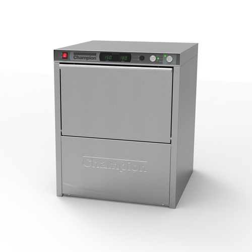 Champion Undercounter High-Temperature Commercial Dishwasher - 30 Racks per Hour, ADA Compliant | Perfect for Restaurants, Cafes, and Food Service Businesses