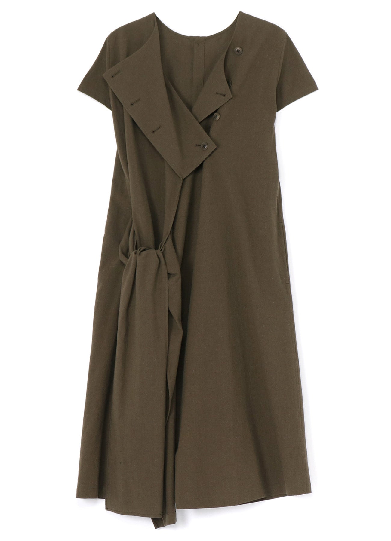 Stylish Cotton Flax Poplin Back Tie Dress for Women | Summer Casual & Office Wear | Perfect for Parties, Dates & Work
