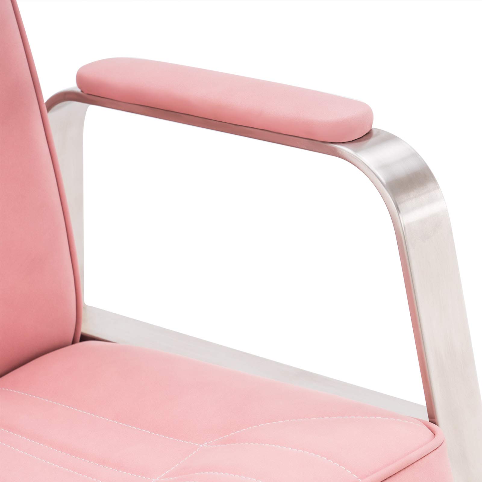 **Professional Hydraulic Barber Salon Chair for Hair Stylists - All-Purpose Beauty Spa Styling Chair with Adjustable Height (Pink) - Perfect for Hair Salons, Barbershops & Home Styling**