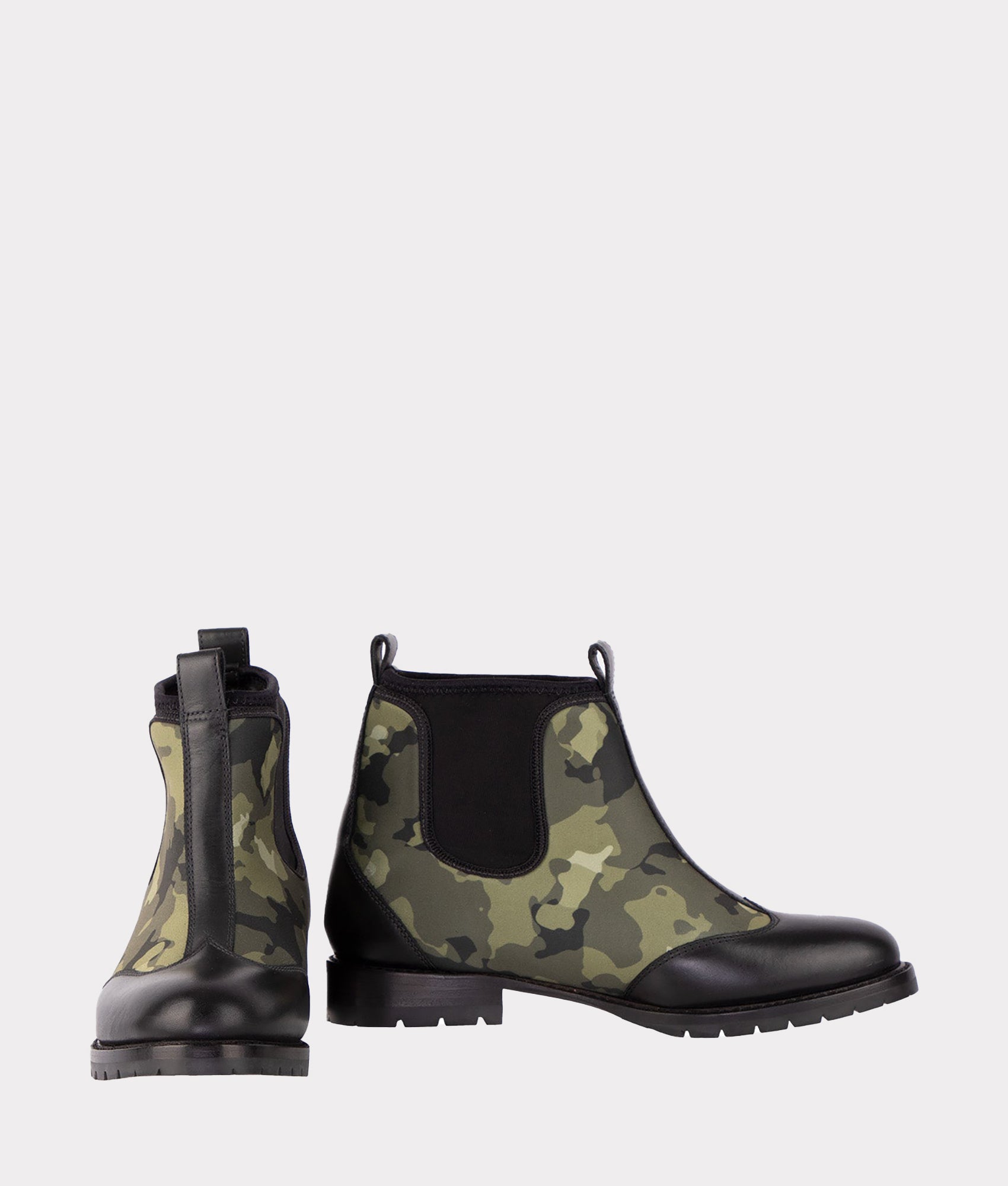 All Weather Chelsea Boots for Men - Waterproof & Durable Camouflage Combat Boots - Perfect for Hiking, Outdoor Adventures & Military Style Fashion