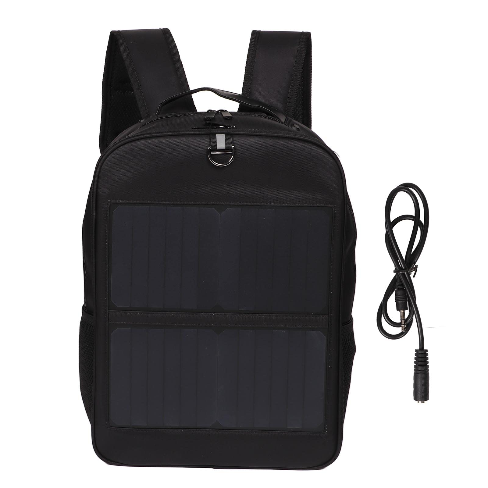 Acouto 14W Solar Backpack - Waterproof USB Charging Solar Panel Backpack with Ergonomic Handle | Perfect for Hiking, Camping & Outdoor Adventures