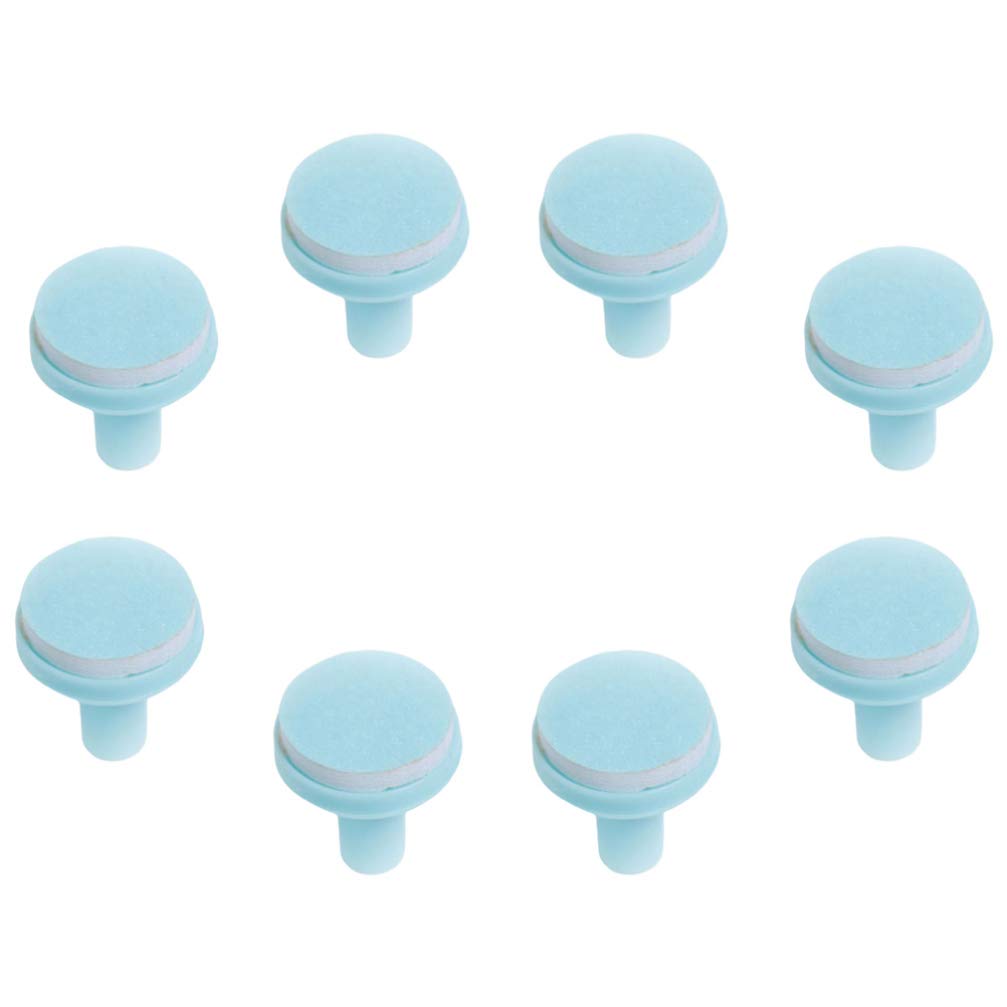 8-Piece Nail Trimmer Replacement Pads & Nail File Accessories with Blue Base - Perfect for Professional Salons & Home Manicures