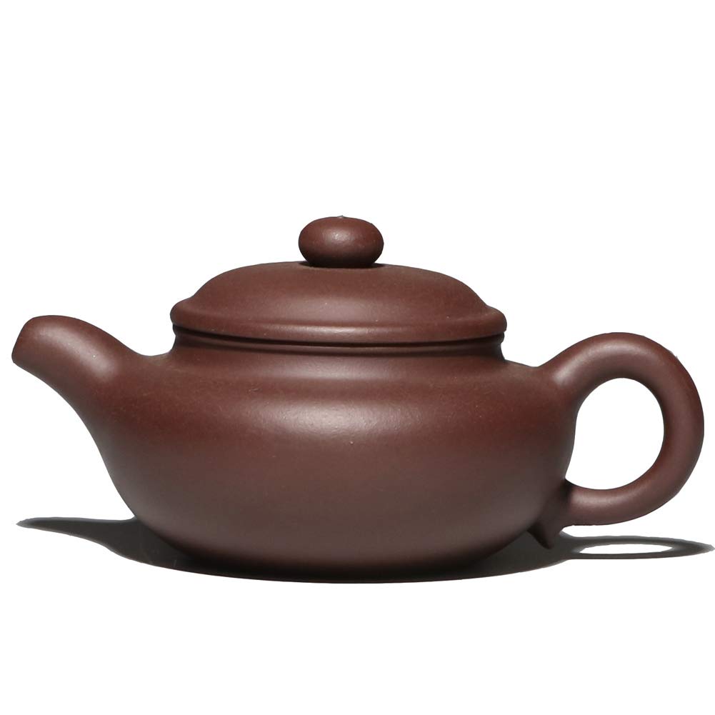Handmade Chinese Zisha Yixing Clay Gongfu Teapot - Traditional Fangguhu Style for Tea Ceremony & Brewing Oolong, Pu-erh, and Green Tea - Perfect for Home, Office, and Gift Giving
