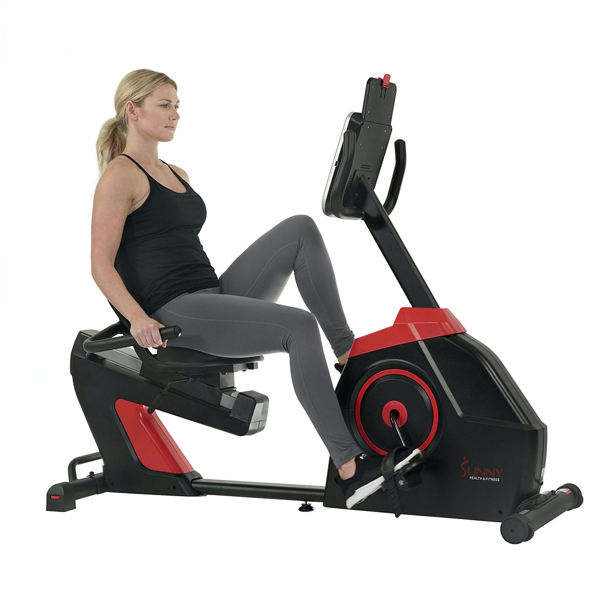 Evo Fit Recumbent Exercise Bike with Magnetic Resistance - Quiet Cardio Workout Machine for Home Gym, Low Impact Training & Physical Therapy