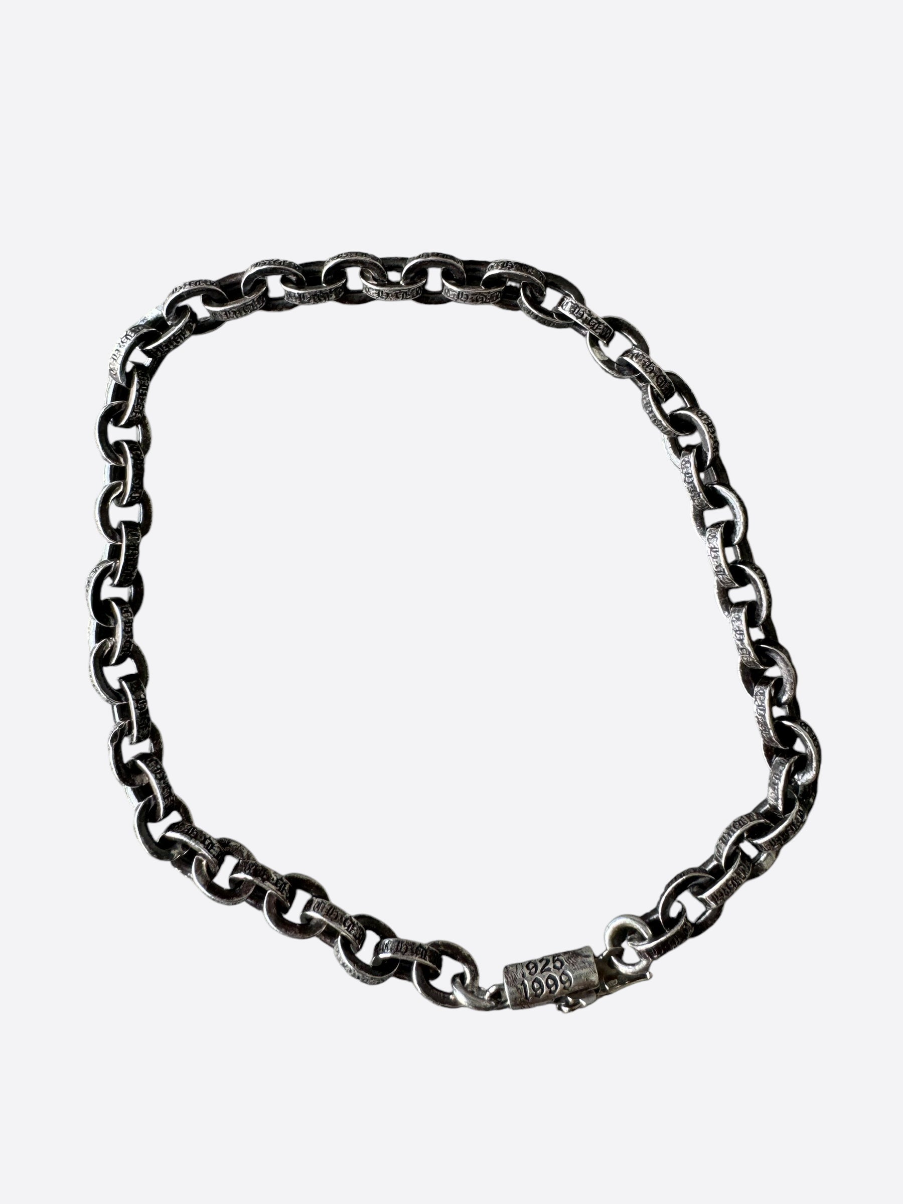Chrome Hearts Silver Paper Chain Bracelet for Men & Women - Stylish Unisex Jewelry Gift for Parties, Weddings & Everyday Wear