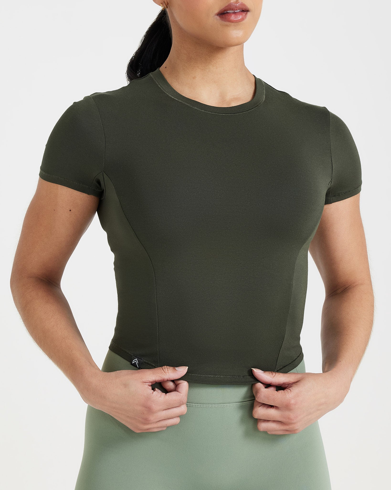 Mellow™ Soft Mid Short Sleeve T-Shirt for Men | Comfortable Cotton Casual Tee | Perfect for Everyday Wear, Gym & Outdoor Activities (Khaki)