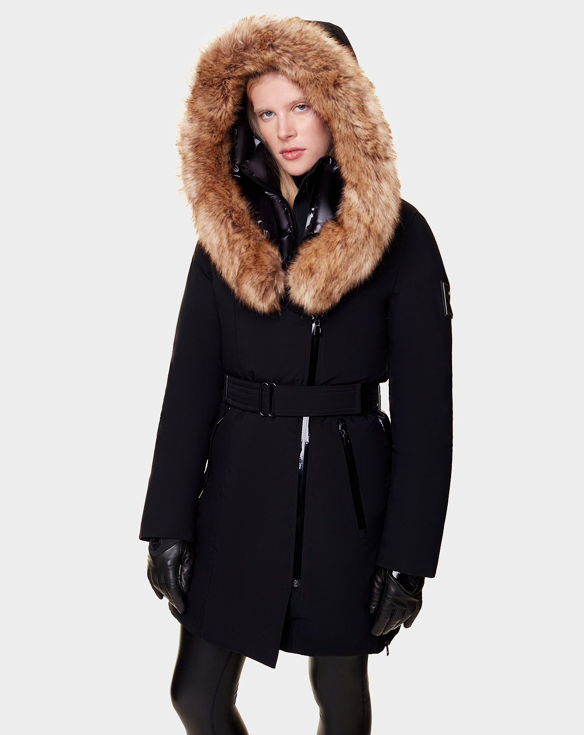 Faux Fur Trim Scarf - 8422509 Natural Color | Cozy Winter Accessory for Women & Men