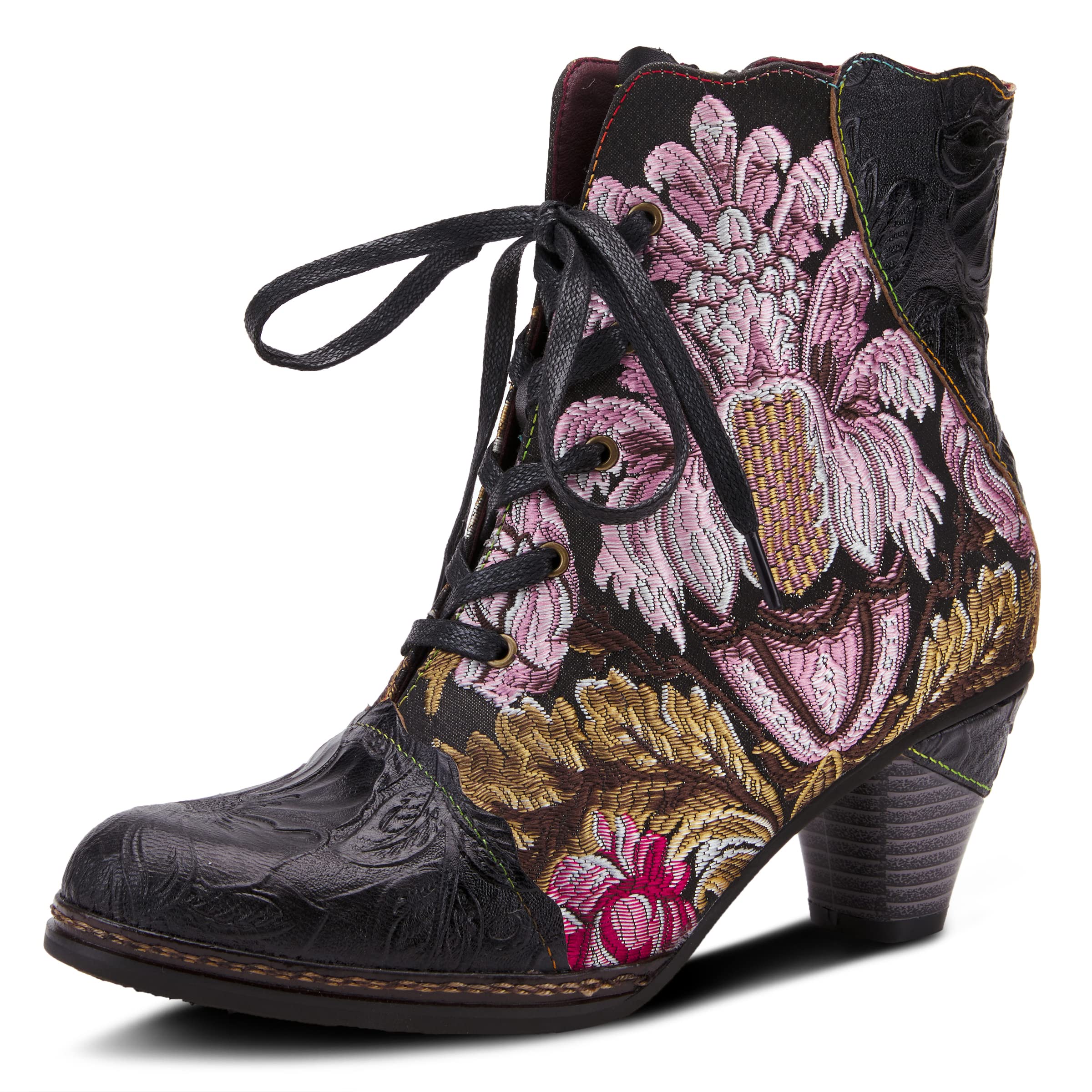 Spring Step L'Artiste Women's Siren Bootie - Comfortable Ankle Boots for Women, Fashionable Low Heel Booties for Fall & Winter - Perfect for Office, Dating & Casual Outfits