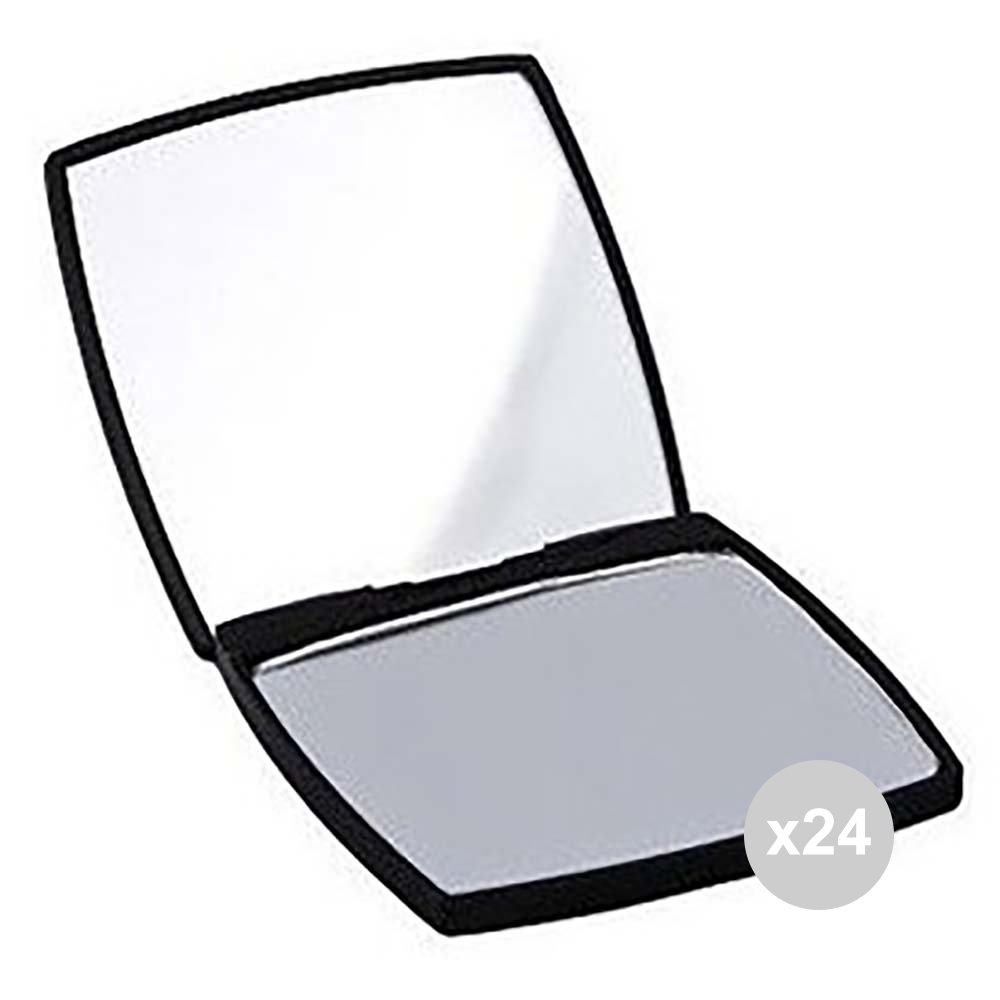 24-Pack 7x9 Inch Rectangular Handbag Mirrors - Multicolor Small Mirrors for Handbags, Purses & Makeup Kits - Perfect for DIY Crafts, Home Decor & Beauty Accessories