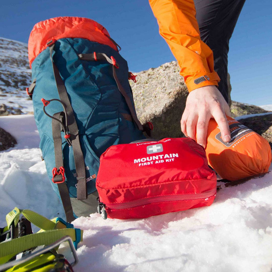 Lifesystems Mountain First Aid Kit - Compact & Lightweight for Hiking, Camping & Outdoor Adventures - Essential Emergency Medical Supplies for Travel & Survival