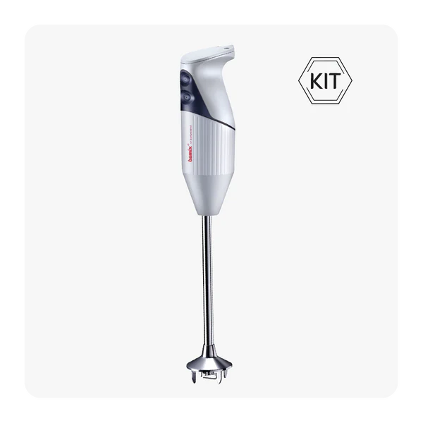 Bamix PRO 3 Immersion Blender - Professional Handheld Stick Blender with NSF Certification - Perfect for Smoothies, Soups, Sauces & Baby Food at Home or Commercial Kitchen