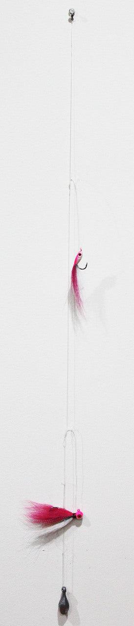 Jigging World BuckEye Fluke Candy Hi Lo Rigs - Premium Saltwater Fishing Rigs for Fluke, Flounder & Sea Bass | Perfect for Offshore & Inshore Fishing Trips