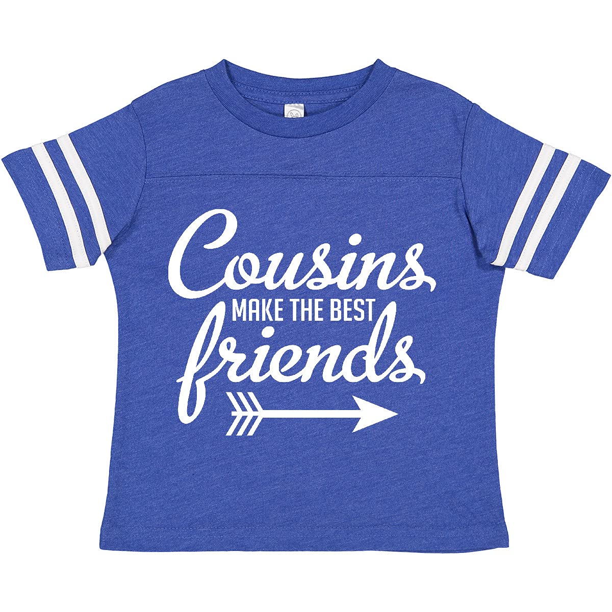 Inktastic Cousins Make The Best Friends Arrow Design Toddler T-Shirt - Soft Cotton Kids Tee for Playdates & Family Gatherings