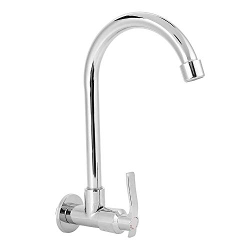 360° Rotating Kitchen Faucet - Wall Mounted for Home, Garden & Boat