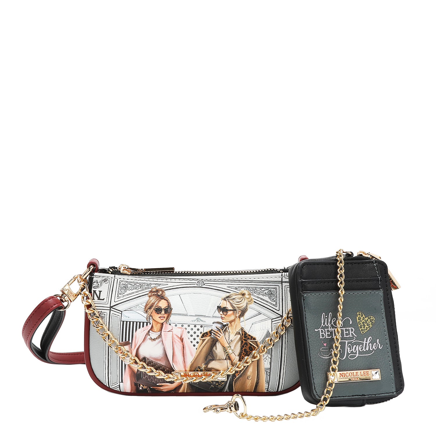 2 Piece Gift Set - Crossbody Bag & Matching Wallet for Women | Perfect for Travel, Shopping, and Everyday Use