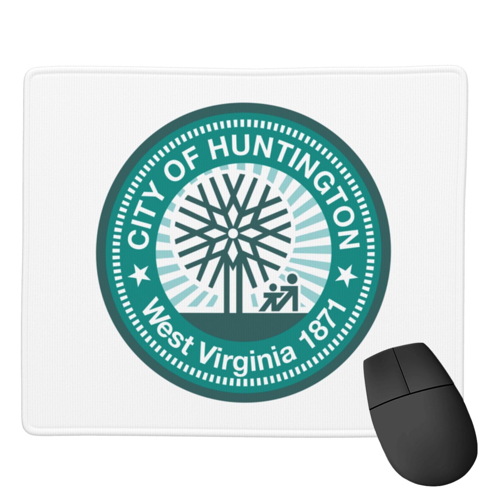 SIYTUAU Huntington West Virginia Flag Mouse Pad - 7x9 Inch Waterproof Non-Slip Rubber Mousepad for Laptop, Office & Gaming - Perfect for Home, Work & Computer Enthusiasts