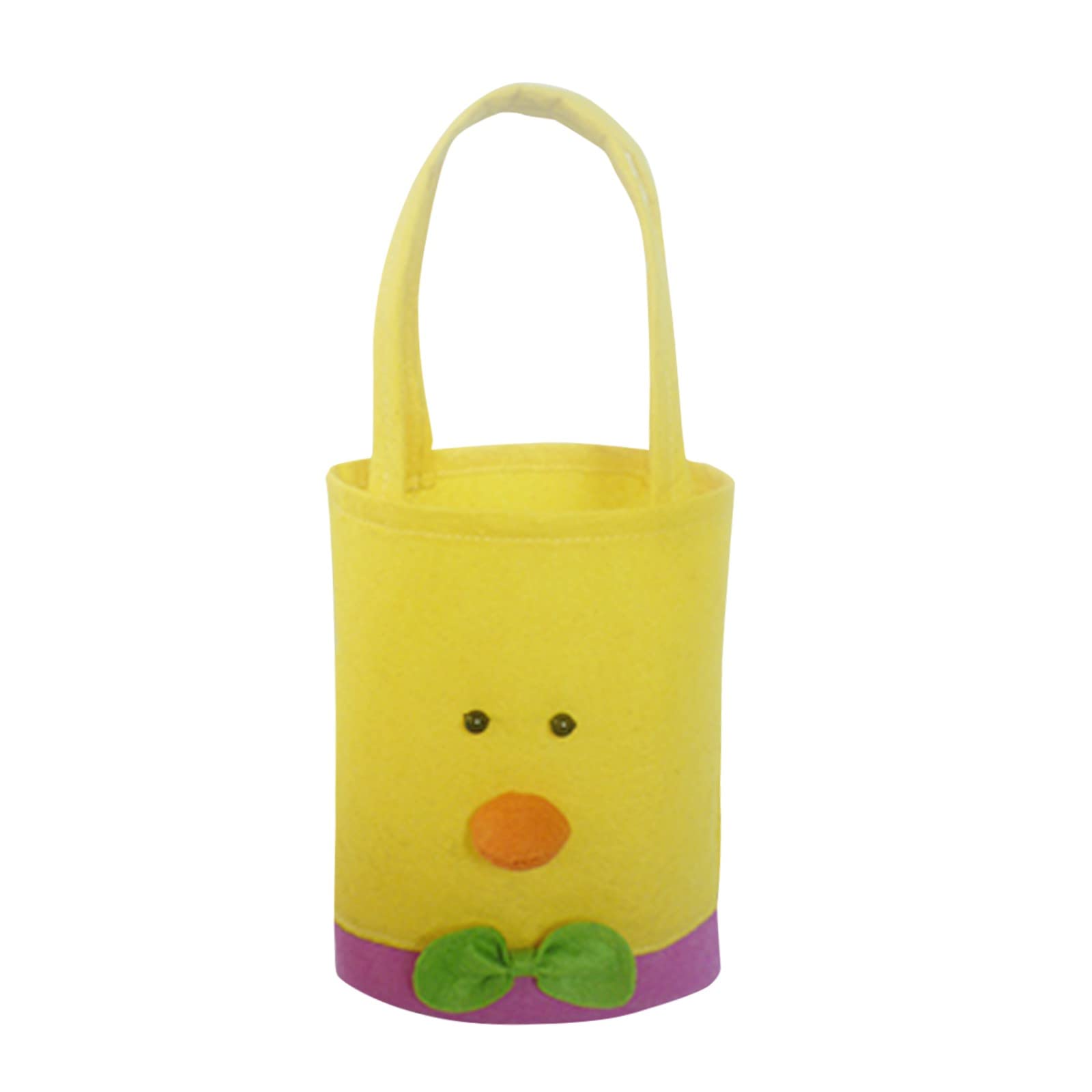 Easter Bunny Basket - Cute Cloth Storage Bin with Lid for Kids Candy, Eggs & Toys - Home Textile Organizer for Easter Decor & Holiday Storage (B, One Size) - Perfect for Easter Egg Hunts, Party Favors & Home Organization